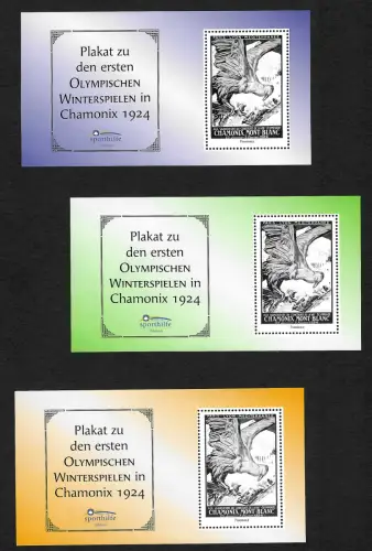 Sporthilfe Philatelie: Plakat zu den ersten Olympischen Spielen - Faksimile