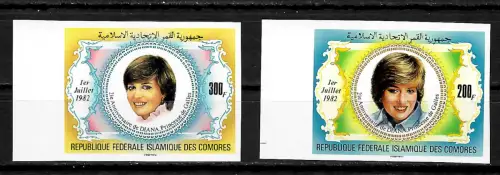 Komoren Prinzessin Diana 1982, postfrisch ungezähnt