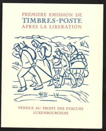 Premiere Emission de Timbres-Poste après la liberation, Luxembourgeois