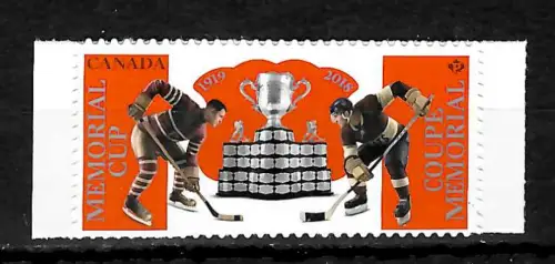 Canada: Memorial Cup 1919-2018 Eishockey, postfrisch