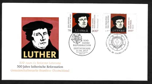 Bund/Brasilien 2017: 500 Jahre lutherische Reformation, FDC
