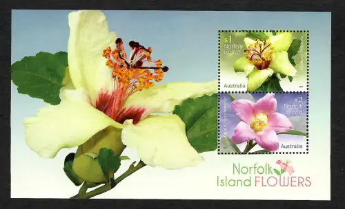 Norfolk Island/Australia 2017: Island Flowers, postfrisch