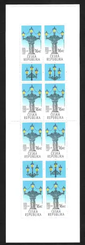 Tschechische Republik 2017: Markenheftchen, Denkmäler in Prag, postfrisch