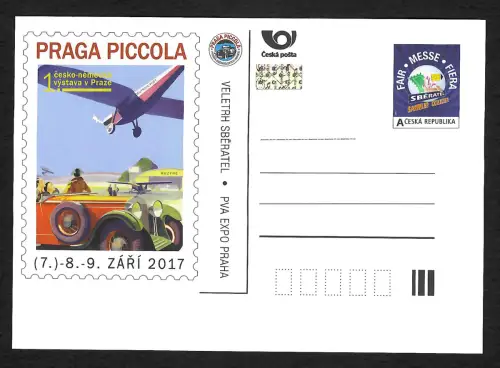 Tschechische Republik 2017: Praga Piccola, Ganzsache, postfrisch