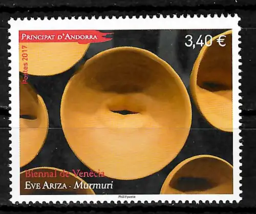 Andorra 2017: Internationale Kunstbiennale von Venedig, postfrisch