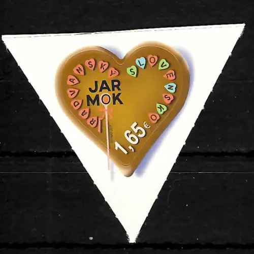 Slowakei 2017: der Jahrmarkt von Radvansky Jarmok, postfrische Dreieck-Marke