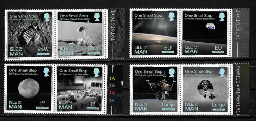 Insel Man 2019: Apollo 11, 50 years of Lunar Expoloration, postfrisch