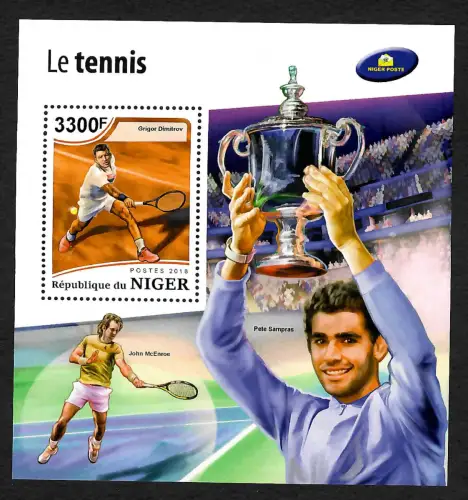 Niger 2018: Le tennis, Pete Sampras, John McEnroe, Block postfrisch