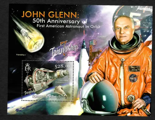 Solomon Inseln 2012: 50th Anniversary of First American Astronaut in Orbit **