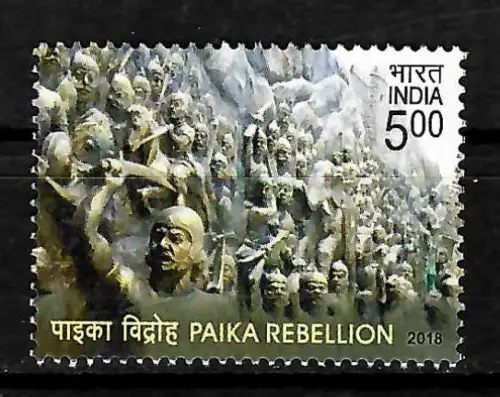 Indien 2018: Paika Rebellion, mnh