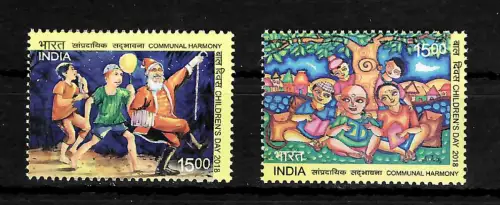Indien 2018: Children's day, Tag der Kinder, mnh