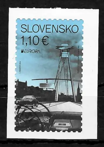 Slowakei 2018: EUROPA: Brücken, gestempelt