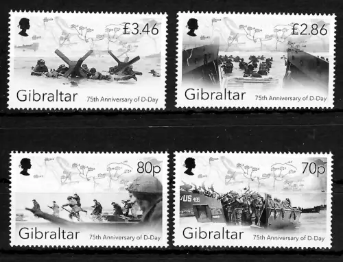 Gibraltar 2019: 75th Anniversary of D-Day, postfrisch