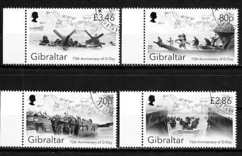 Gibraltar 2019: 75th Anniversary of D-Day, gestempelt