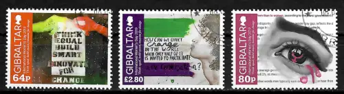 Gibraltar 2019: International Women's day, gestempelt