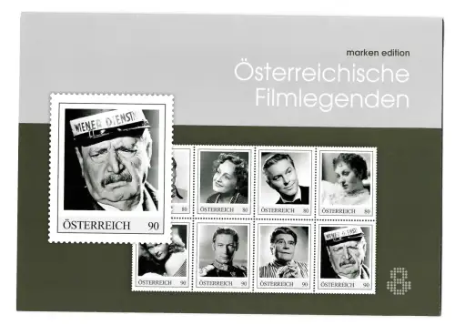 Österreich 2019: Marken edition: Österreichische Filmlegenden, Markenheftchen **