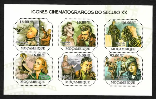 Mocambique 2011: Ikonen des Kinos: James Dean, Marlon Brando, Greta Garbo, ..