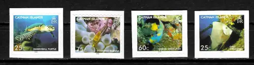 Cayman Islands 2006: Grey/Queen Angelfish, Hawksbill Turtle, Damond Benny, **