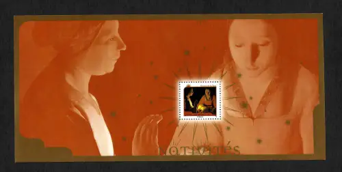 Frankreich 2019: Weihnachten: Georges de la Tour, Block postfrisch