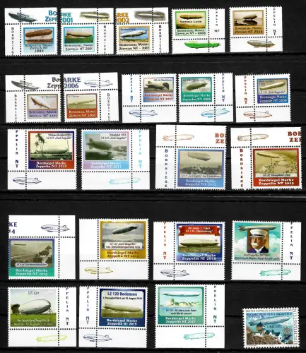 Bund Bordsiegelmarke: Sammlung 2000-2020, komplett im Eckrand selten, postfrisch