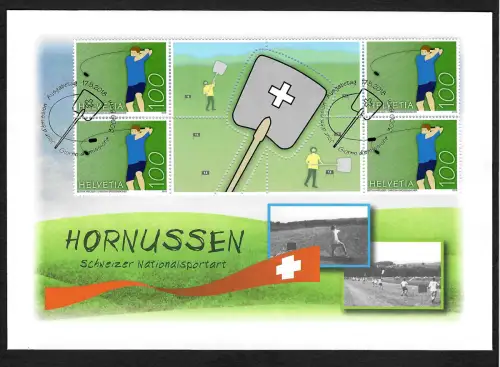 Schweiz 2018: Hornussen: Schweizer Nationalsport, FDC