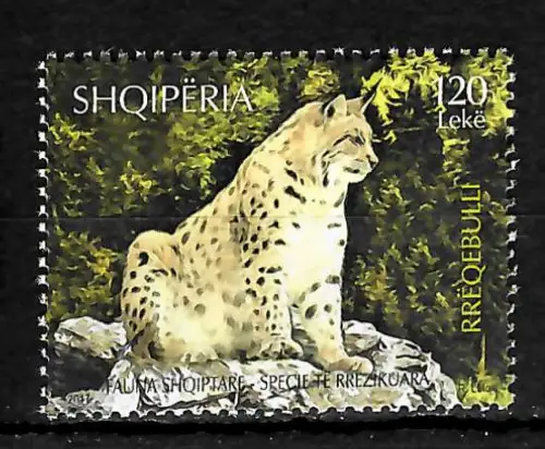 Malaysia 2017: Rotluchs, Rrequebulli, Fauna Shqiptare, postfrisch