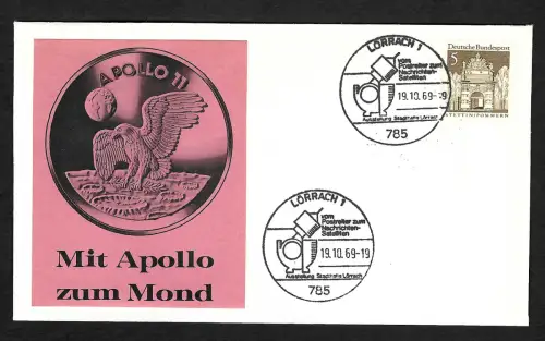 Bund 1969: Mit Apollo zum Mond, Lörrach, vom Postreiter zum Satelliten