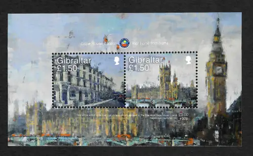 Gibraltar 2018: Calpe House, London, Block mnh