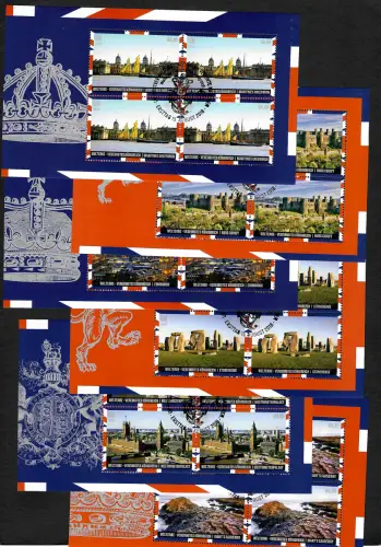 UNO 2018: Welterbe Vereinigtes Königreich, United Kingdom, gestempelt