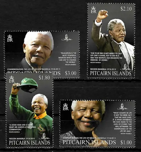Pitcairn Inseln 2013: Nelson Mandela,  postfrisch