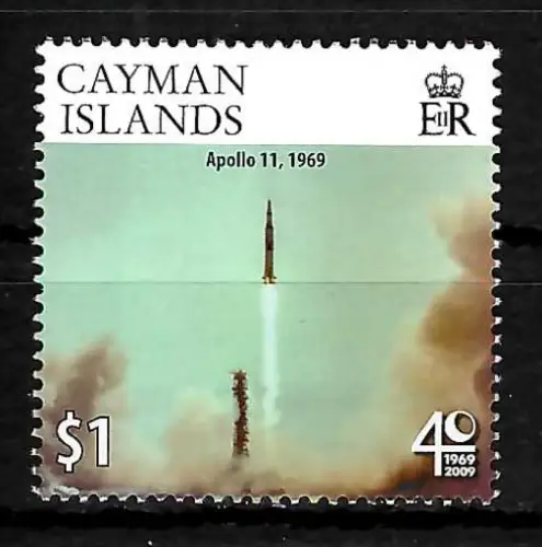 Cayman Islands 2009: Apollo 11, #1160, postfrisch
