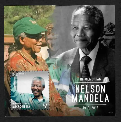 Mikronesien 2013: Nelson Mandela, In Memoriam, mnh