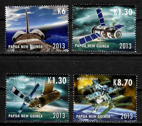 Papua Neuguinea 2013:15. Jahrestag des Starts der internationalen Raumstation