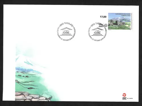 Grönland 2018: UNESCO Weltkulturerbe,  FDC