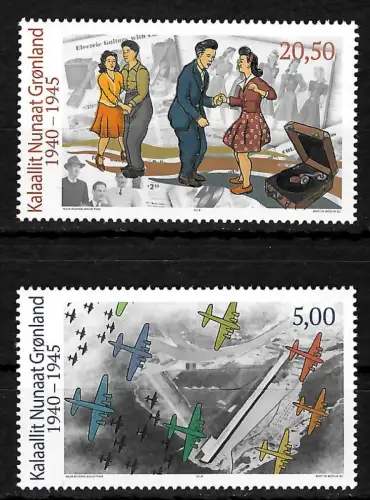 Grönland 2018: Grönland im II. Weltkrieg III, postfrisch