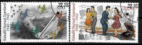 Grönland 2018: Grönland im II. Weltkrieg III, gestempelt
