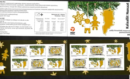 Grönland 2018: Weihnachten, Markenheftchen, postfrisch