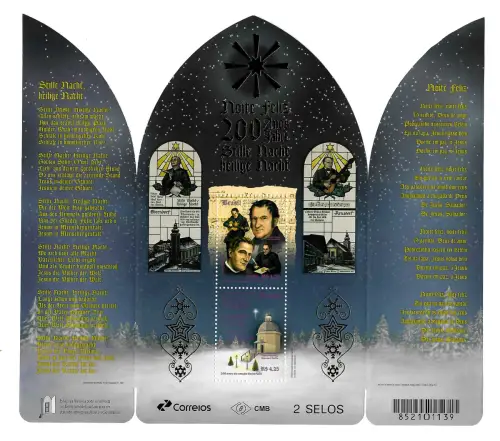 Brasilien : Weihnachten 2018: 200 Jahre Stille Nacht, postfrisch