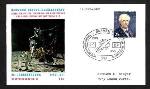 Berlin 1971: Bausteinkarte Nr. 69, Jahrestagung