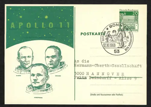 Bund 1969: Besuch der Mondfahrer Apollo 11, Bonn