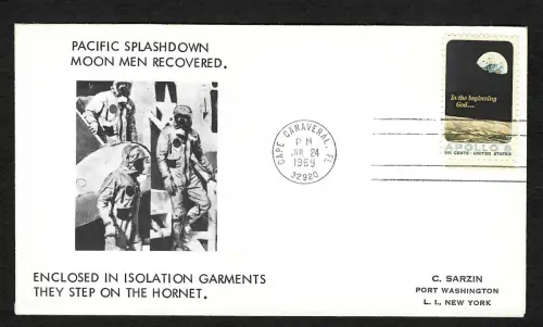 USA 1969: Cape canaveral, Isolation Garments, Moon men recoverd