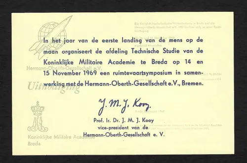 NL 1969: Breda: Vervoerd per Raket, Raktenpost, HOG