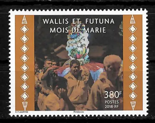 Wallis und Futuna 2018: Marien Monat - Mai, postfrisch