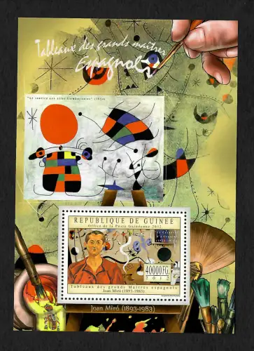 Guinea 2012: Joan Miró, Block postfrisch