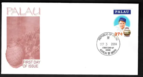 Palau 2004: Baseball Babe Ruth, FDC