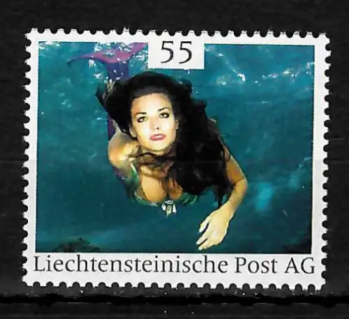 Liechtenstein: Meerjungfrau, postfrisch