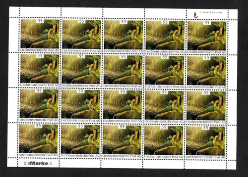 Liechtenstein: Meerjungfrauen, Bogen postfrisch