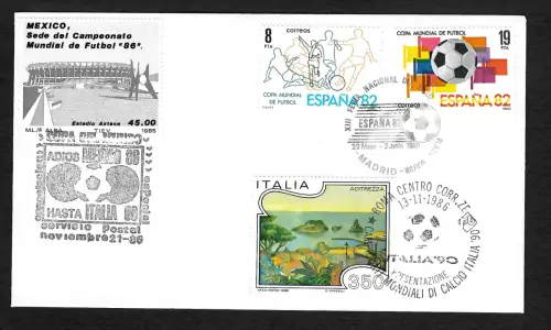 Spanien/Italien 1986: Fußball WM Italia 1990, Espana 1982, Mexico 1986