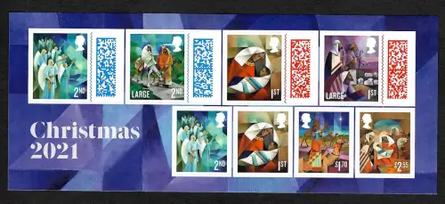 GB 2021: Christmas, Block mnh, postfrisch