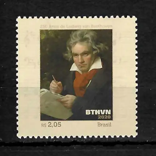 Brasilien 2020: Geburtstag von Ludwig van Beethoven, postfrisch